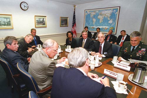 Why We Fight: The Bush defense team in session